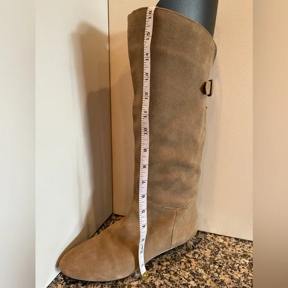 Coastal Cowgirl - Steve Madden - Taupe Suede Boots - 10 - Picture 6 of 12